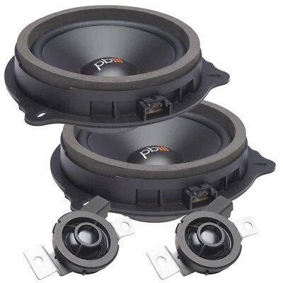 AUTHENTIC PowerBass OE65C-FD - 6.5" Ford OEM Replacement Component Speakers