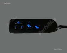 Front Driver Heated Seat Switch Silverado Sierra Blue LED