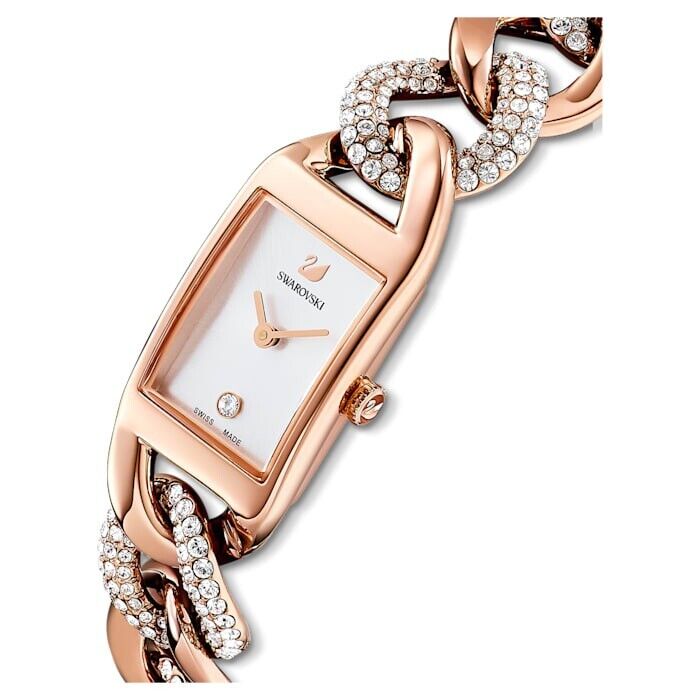 Swarovski Cocktail watch Swiss Made, Metal bracelet, Rose Swarovski Cocktail watch Swiss Made, Metal bracelet, Rose