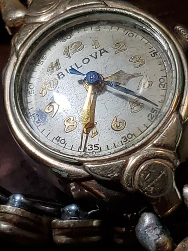 Vintage 17 Jewels Bulova Ladies Watch 10K Rolled Gold Plate Still Works! D9 - Picture 8 of 12