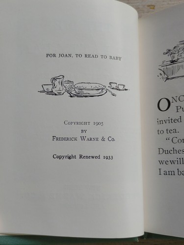 1905 - 1933 Ed. THE PIE and THE PATTY PAN Beatrix Potter VINTAGE BOOK HC w/ DJ - Picture 10 of 12