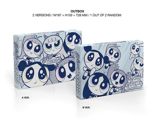 NewJeans 2nd EP Album Get Up The POWERPUFF GIRLS X NJ Box Ver. CD+Book+etc+Gift - Picture 3 of 10