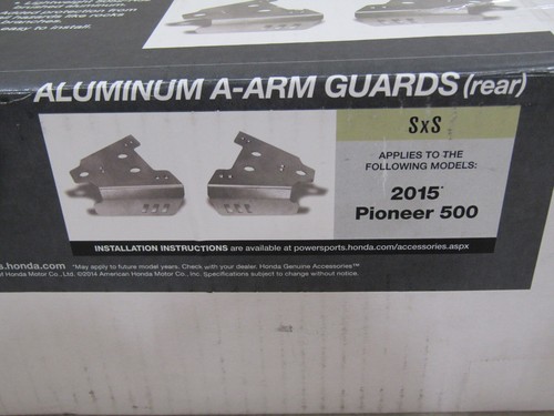 2015-2020 HONDA PIONEER 500 OEM REAR A-ARM GUARDS 08P71-HL5-A00 - Picture 3 of 3