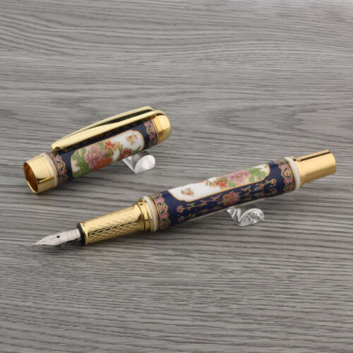 luxury High quality chinese ceramics Cloisonne golden gift ink fountain pen - Picture 11 of 11