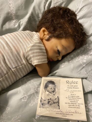 Biracial Reborn Baby  Doll -Rylee by : Marita Winters - Picture 1 of 13
