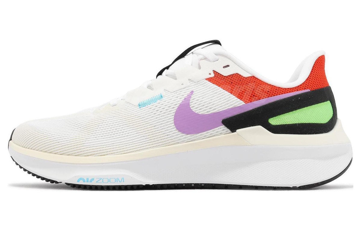 【新品】NIKE Zoom 28cm Nike Wmns Air Zoom Structure 25 White Metalic Silver Women