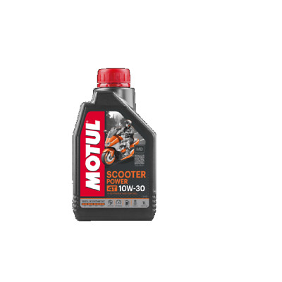1 Litro Olio Motul Scooter Power 4T 10W30 MB API SM SN SL MO33MOT170 ...