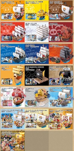 One Piece Grand Ship Collection Going Merry, Sunny Modelo de plástico BANDAI - Imagen 10 de 14