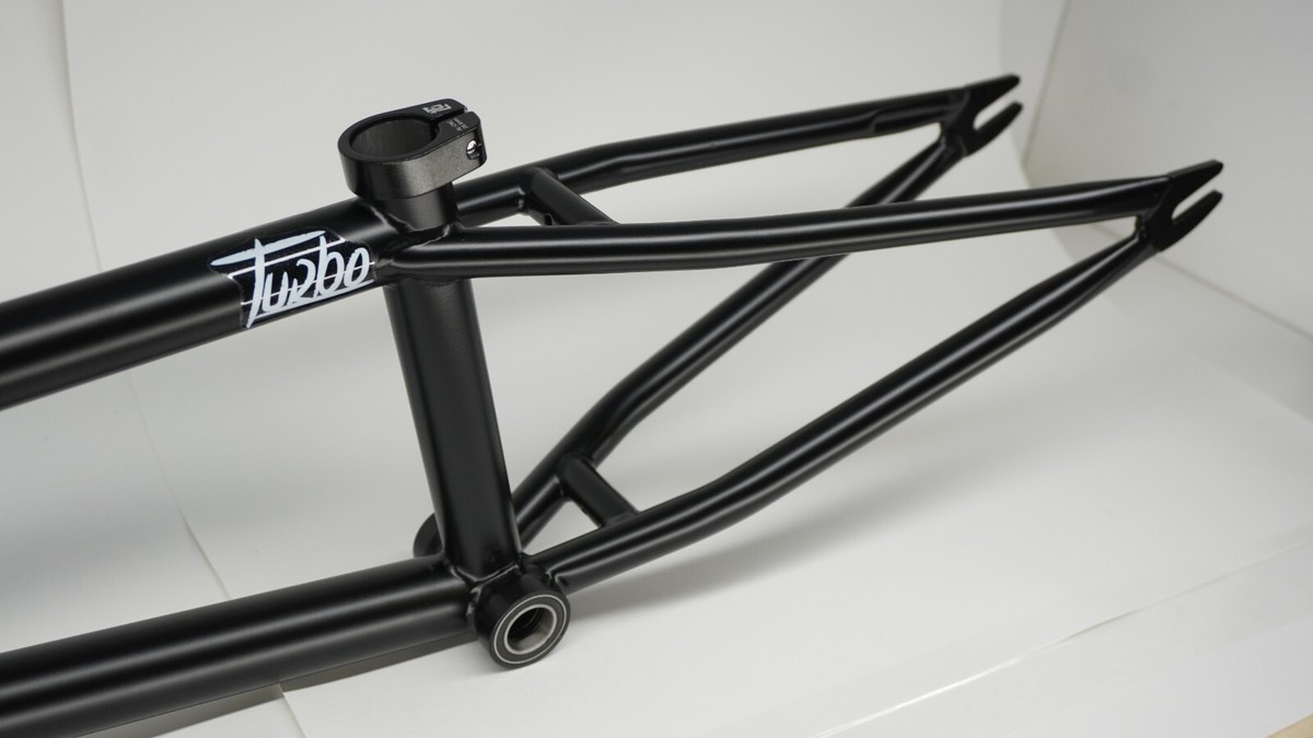 MATT BLACK FAR EAST CYCLES 19.7'' TURBO V1 BMX FLATLAND