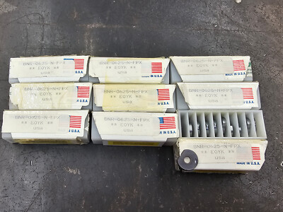 Qty 10 Dapra .625'' 5/8'' Ball Nose BNR-0625-N-FPX FPX Grade Carbide Inserts