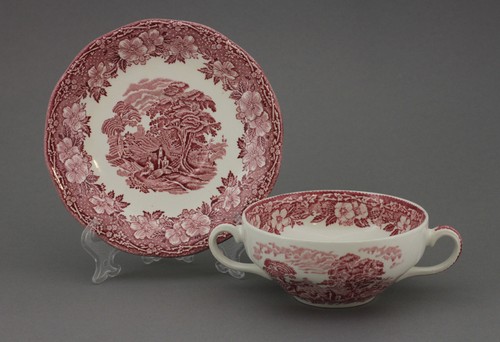 Enoch Wedgwood "Woodland" Teile zur Wahl teller tasse rot england keramik platte - Bild 30 von 48