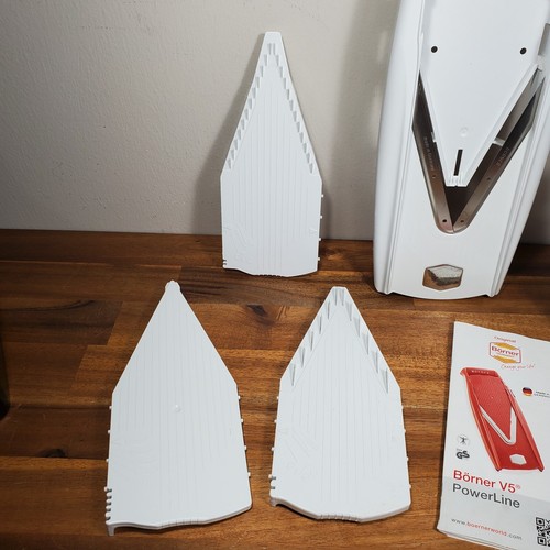 Borner V5 Powerline V-Blade Mandoline Fruit Vegetables Slicer Cutter Starter Kit - Picture 3 of 9