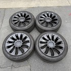 Set Of 4 Wheels Rim 5x114.3 Tesla Model 3/Y Style With Tires 245/45R19 19 Inch