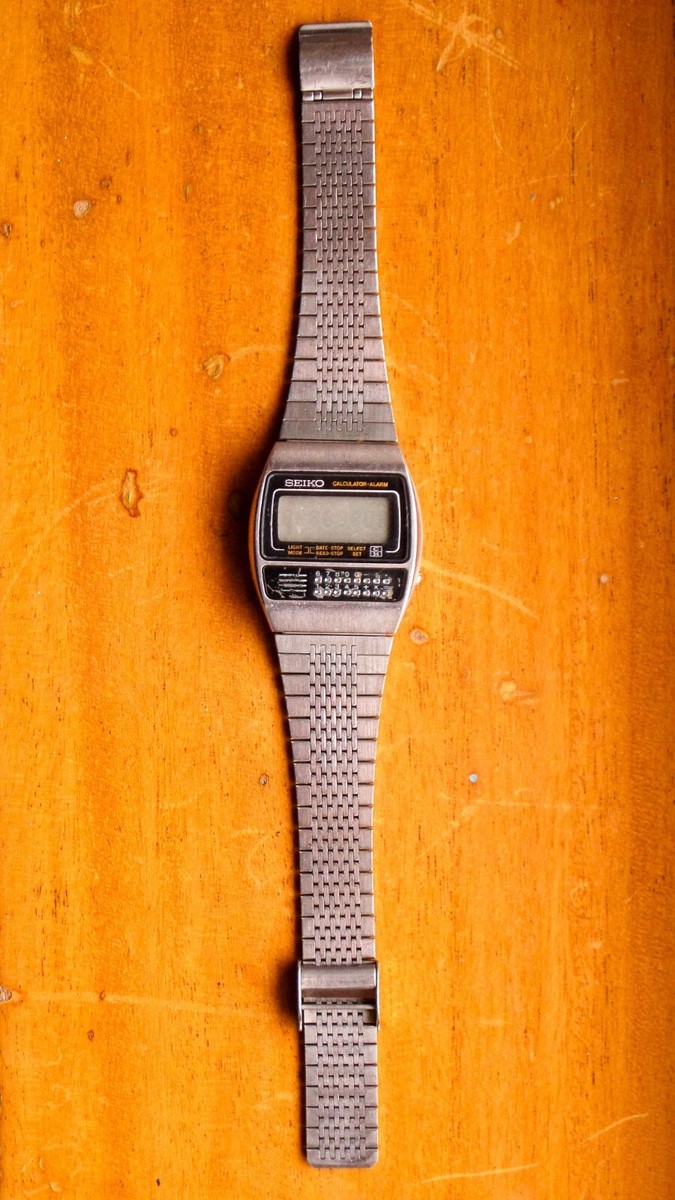 SEIKO カリキュレーターアラーム　c359-5000 稼働品 Vintage Seiko Calculator-Alarm Ref C359-5000 Digital Watch