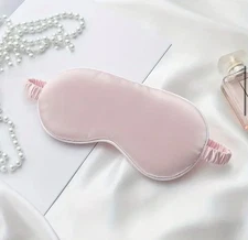 1pc Mulberry Silk Satin Sleep Eye Mask for Women and Men, Blackout Aid 