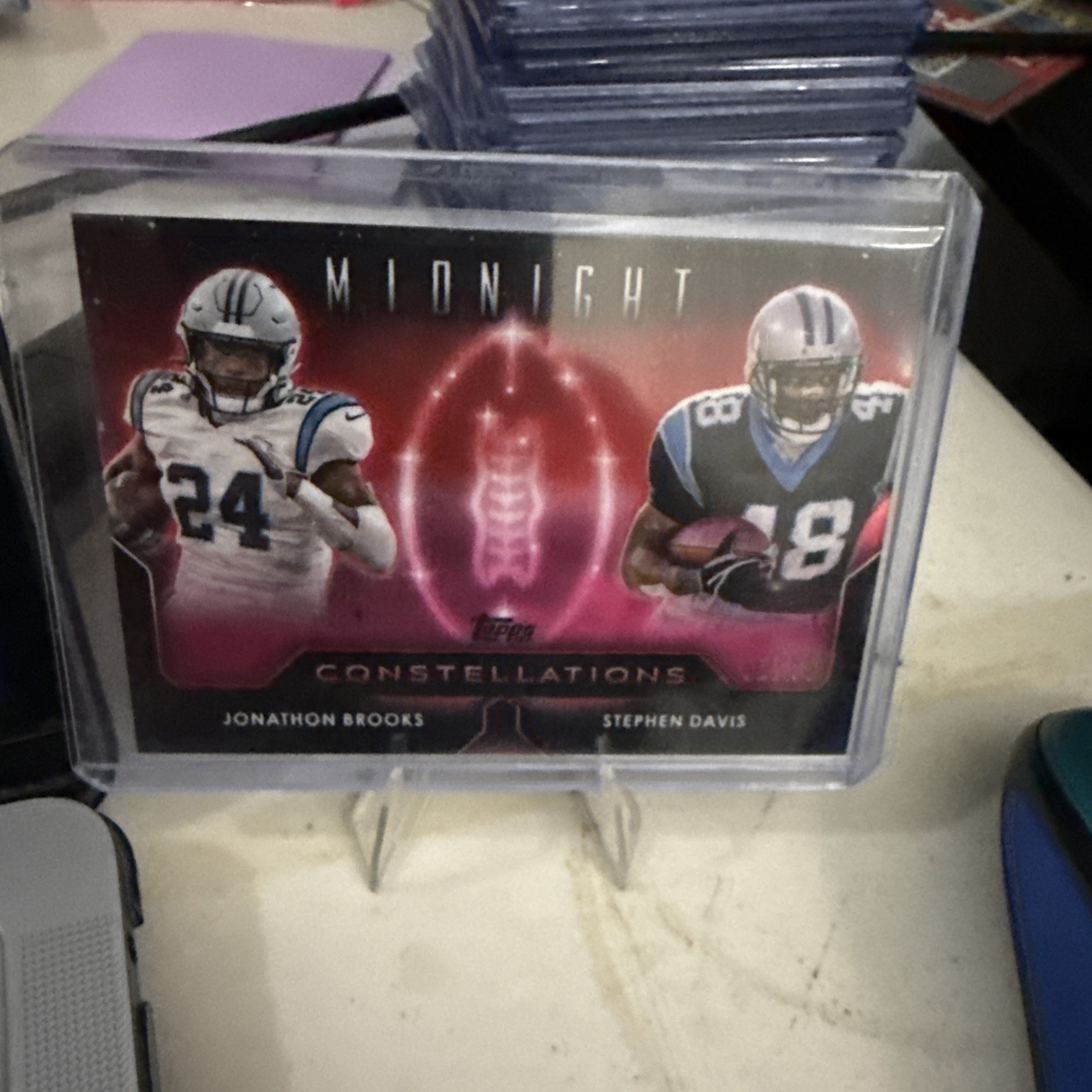 2024 Topps Midnight - Xavier Legette & Bryce Young CONSTELLATIONS #/99 -Twilight