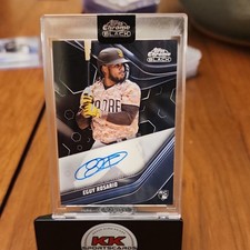 Topps 2023 Chrome Black Eguy Rosario Autograph Rookie #CBA-ERO Padres