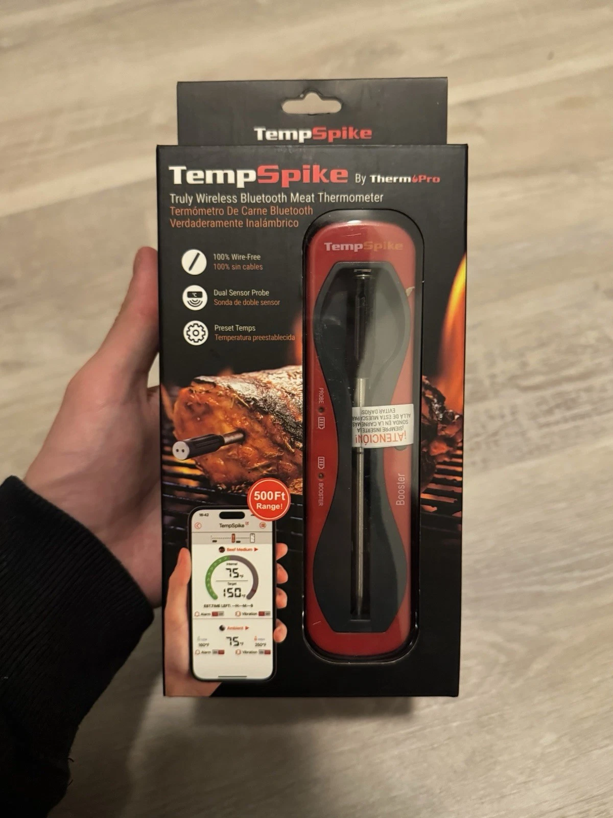 THERMPRO TempSpike Wireless Bluetooth Grill Thermometer TP960W