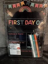 First and last day of school reversible chalk board NEW 12 X 8 in Photo Prop