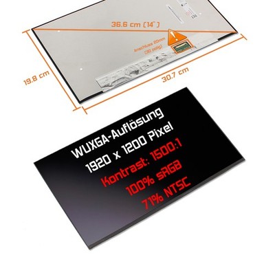 14'' LED Display matt für AUO B140HAN06.G 1920x1200 WUxGA 1500:1 Kontrast 400Nits