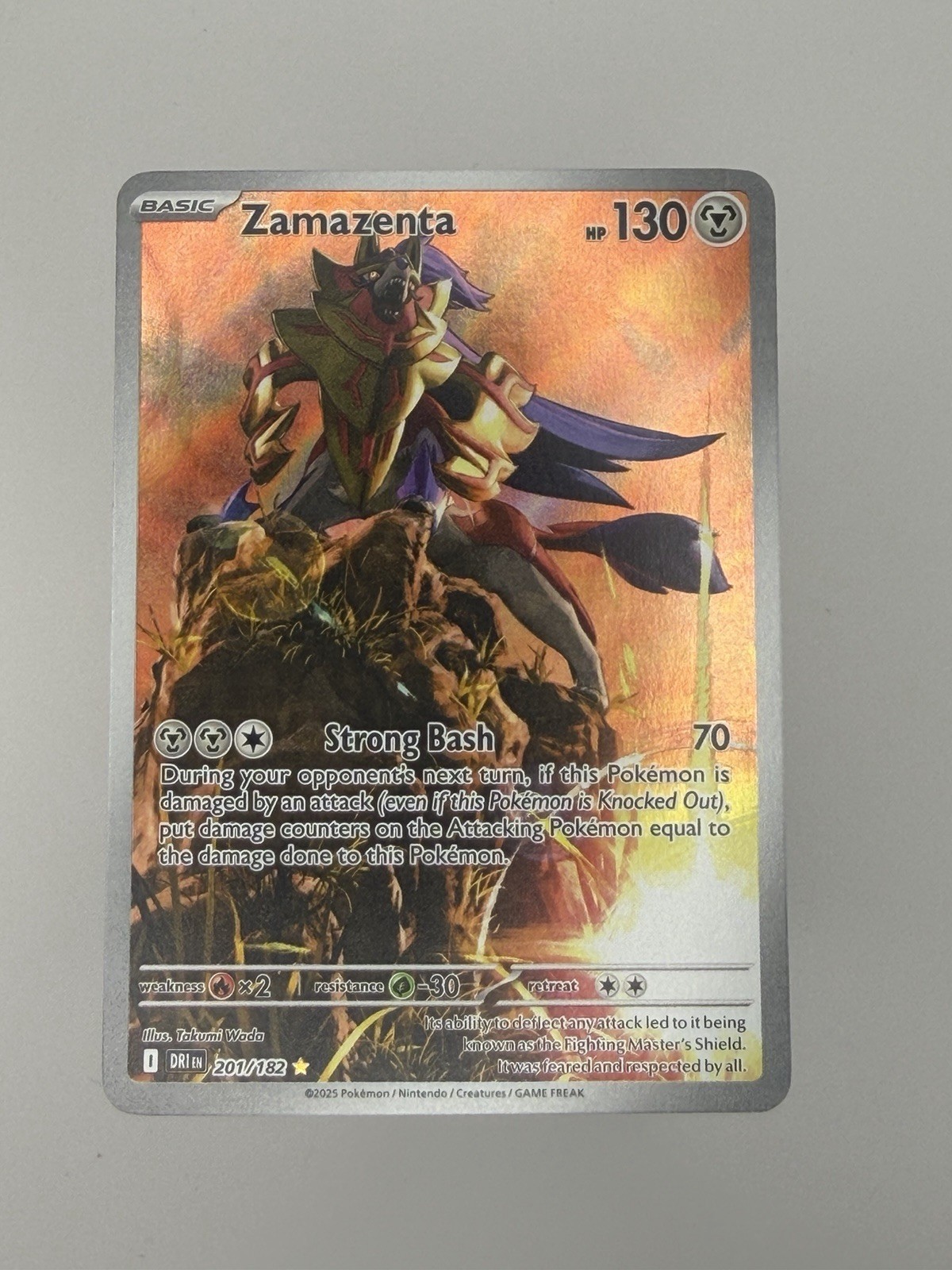 Zamazenta 201/182 Sv10: Destined Rivals Holo