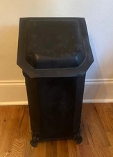 Antique 19th c Victorian Coal Hod Scuttle Fireplace Ash Bin - 23.5"