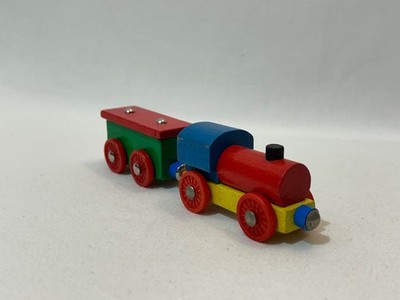 ELC Dampflok und Waggon LKW FRÜHLERNZENTRUM für Holzeisenbahn Schienen