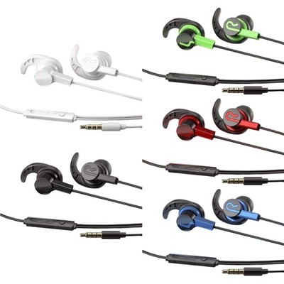 Noise Isolating In Ear Earphones Ergonomic Design For Workouts And Gaming