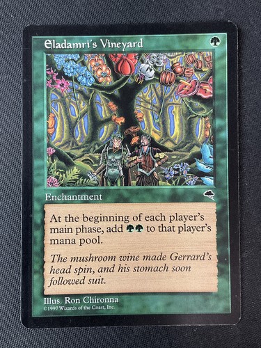 MTG Tempest #223 Eladamri's Vineyard Enchantment MP - Picture 1 of 2