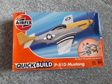 Airfix J6016 Quick Build P-51D Mustang Plastic Kit Unused Hornby Hobby Aircraft