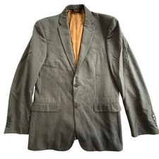 Jos. A. Bank Joseph Slim Fit Gray 100 Wool Blazer Sport Coat 40L 03674