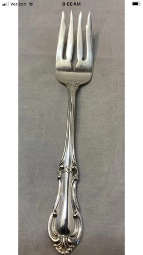 For Kemel13038 Only 2 INTERNATIONAL "JOAN OF ARC" STERLING SILVER SALAD FORKS