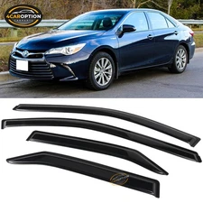Fits 15-17 Toyota Camry Sedan Window Visors Rain Sun Guard Vent 4Pc Set