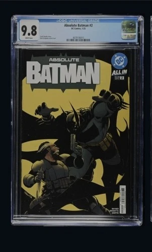 🔥 Absolute Batman #2 CGC 9.8 Grade Cover A 1st Print Nick Dragotta Cover 🔥