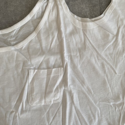 Champion Women’s Cold Shoulder T-Shirt White Pink Colorblock Heritage Fit NWT - Picture 4 of 5