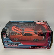 Pro Rodz Maisto 1969 Pontiac Firebird 1:24 Diecast Orange/ Black Racing Stripes