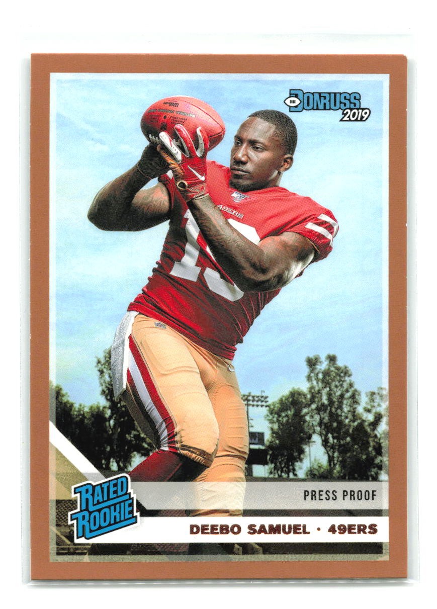 Deebo Samuel - 2019 Donruss #317 Press Proof Bronze RC - San Francisco 49ers