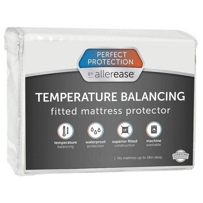Allerease King Clean Boost Temperature Regulating Fitted Mattress Protector: Hyp