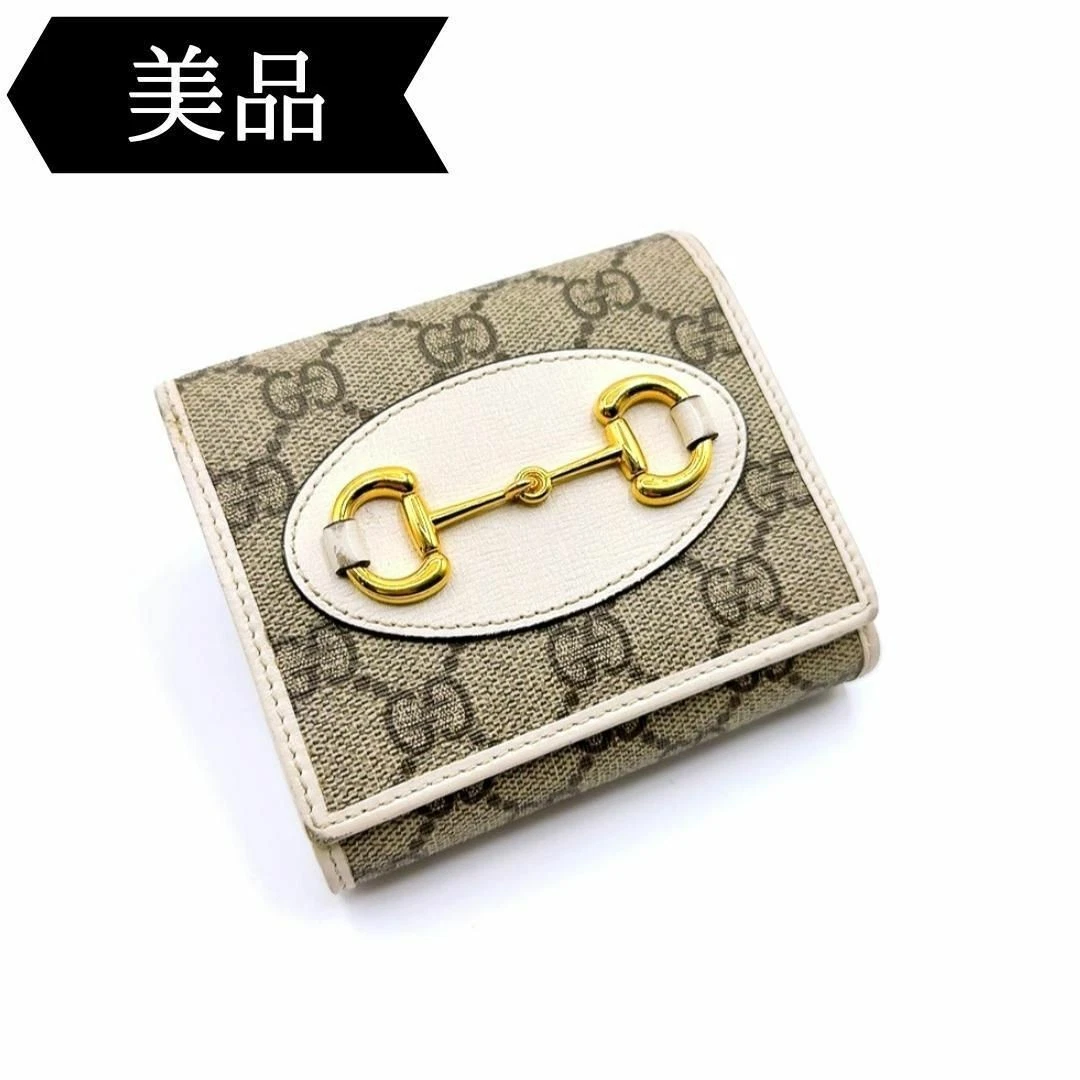 Gucci GG Supreme/621891/Horsebit/Portefeuille à trois volets/Portefeuille