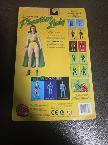 DC Direct Classic Heroes Phantom Lady 2002 Action Figure - Picture 3 of 5