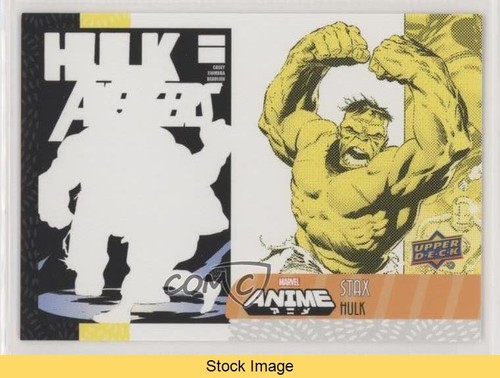 2020 Upper Deck Marvel Anime Stax Bottom Layer Hulk #SS-6C READ 08sv