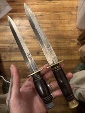 Ww2 Taylor Eye Witness Sheffield England Fighting Stilettos X’s 2 No Sheaths