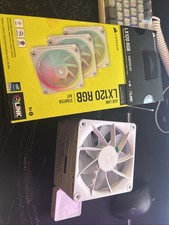 Corsair iCUE LINK LX120 RGB 120mm PWM Fans Starter Kit White , CO-9051030-WW