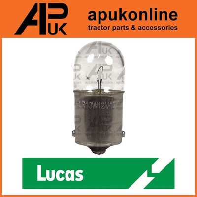 Lucas Side Light indicator Bulb BA15s 12V 5W for David Brown Fiat Ford Tractor