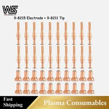 40pcs Plasma Electrode 9-8215 Tip 9-8211 for Thermal Dynamics SL60 SL100 Torch