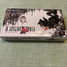 Final Fantasy VI FF6 Super Famicom SFC Nintendo Sealed Japan New Unopened NEW