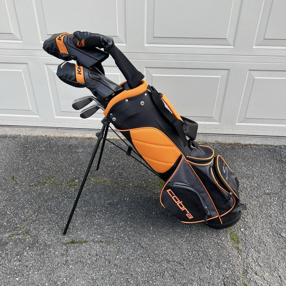 LH Cobra King Junior JR Golf Set 6 Club Driver 3W 5H 9i SW Putt Bag LEFT HANDED - Image 3 of 4