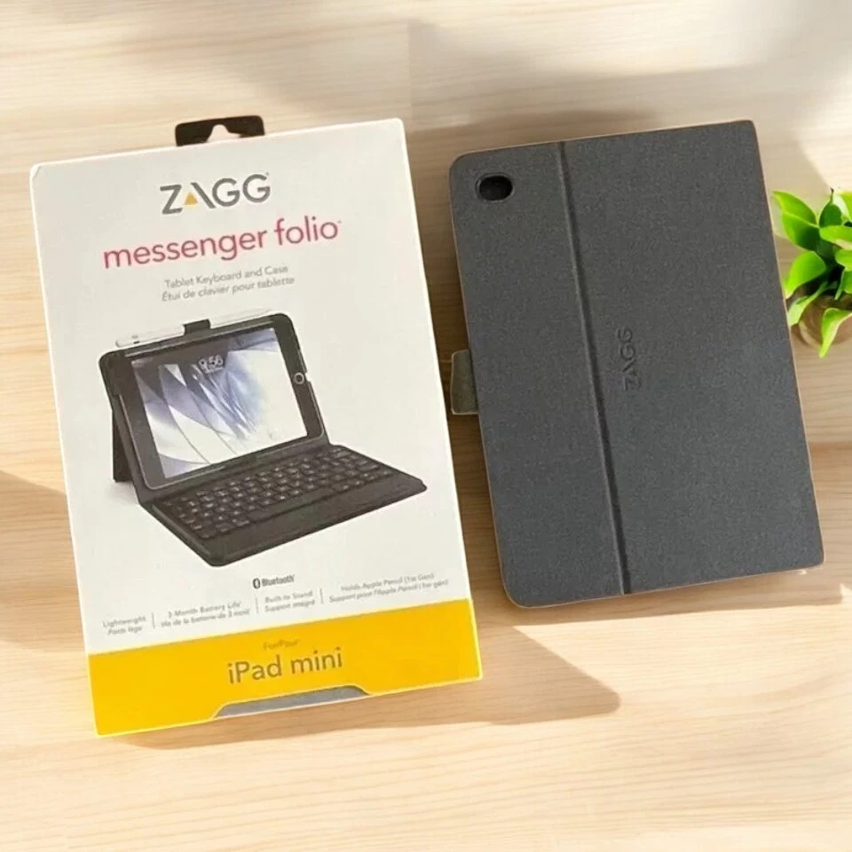 GENUINE ZAGG iPad (Mini 5th & 4th) Generation Smart Folio Case Keyboard Cover - Image 4 of 4