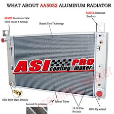 3 Row Aluminum Radiator For 2007-2013 Chevy Silverado 2500 Suburban 1500 Tahoe