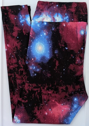 TC2 LuLaRoe Tall & Curvy2 Leggings Tie Dye Galaxy Nebula Print S73 Neu - Bild 1 von 7